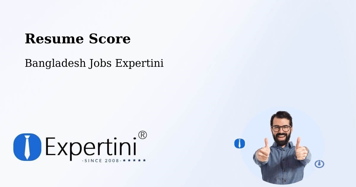 Resume Score & Job Description Match Tool – Narail - Bangladesh Jobs Expertini